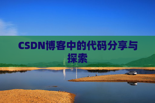 CSDN博客中的代码分享与探索